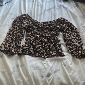 american eagle floral top